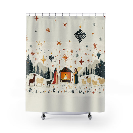 Nativity Shower Curtains