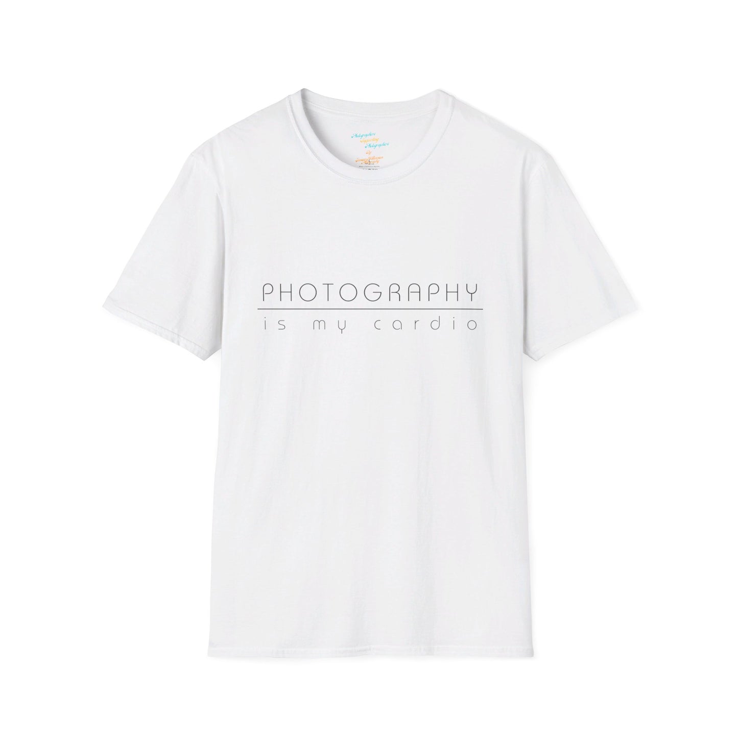 Photography is my cardio - Unisex Softstyle T-Shirt