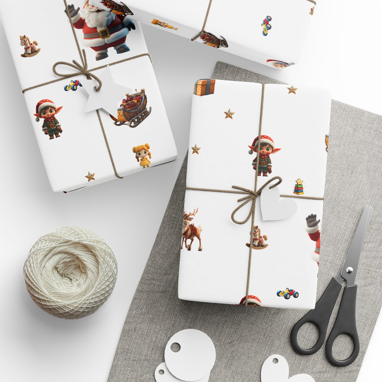 Santa & Friends Wrapping Paper