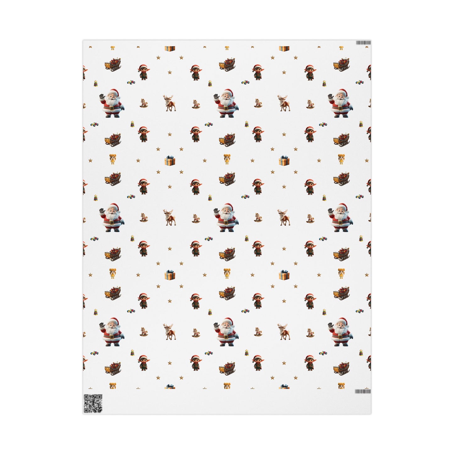 Santa & Friends Wrapping Paper