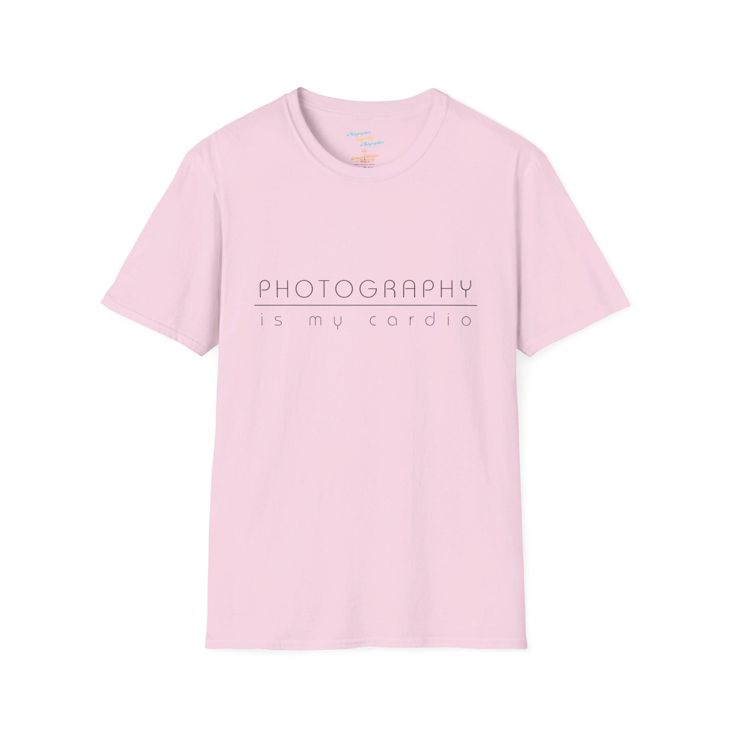 Photography is my cardio - Unisex Softstyle T-Shirt