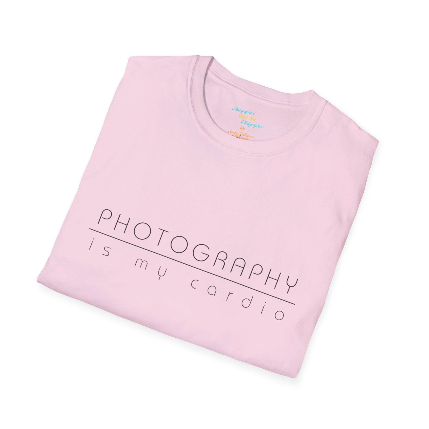 Photography is my cardio - Unisex Softstyle T-Shirt