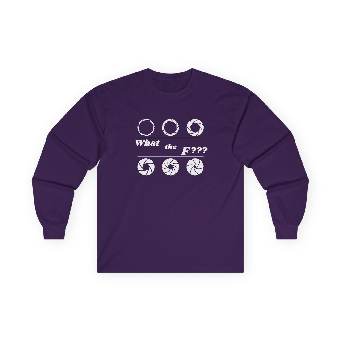 Unisex Ultra Cotton Long Sleeve Tee - 'What the F???' Photography Shirt