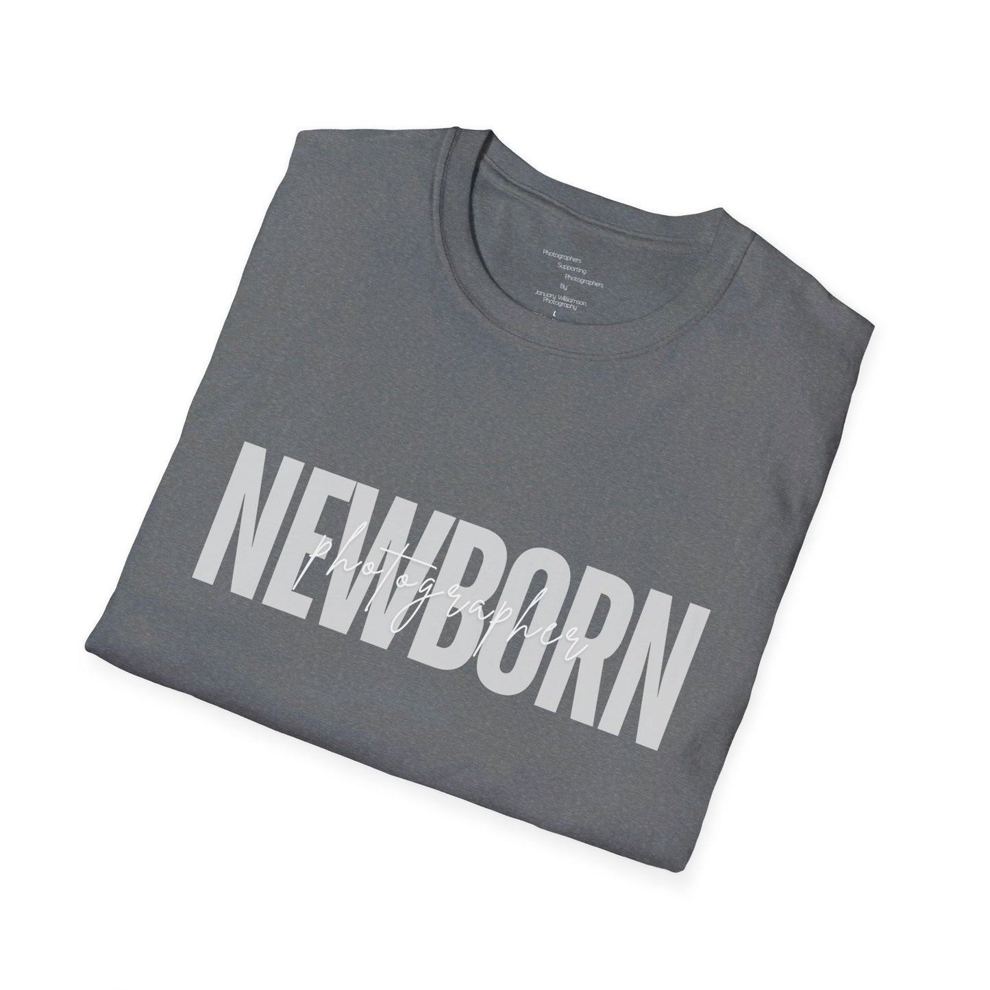 Newborn Photographer - Unisex Softstyle T-Shirt