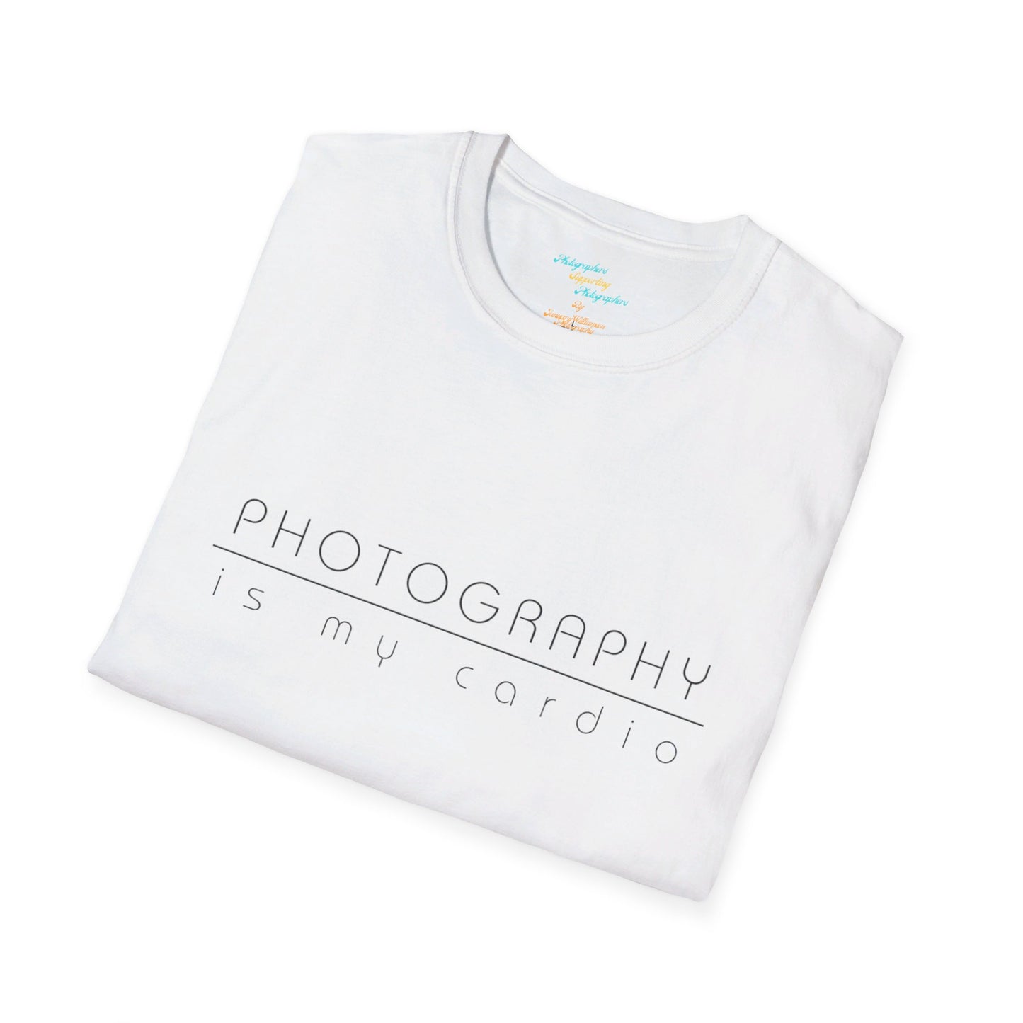 Photography is my cardio - Unisex Softstyle T-Shirt