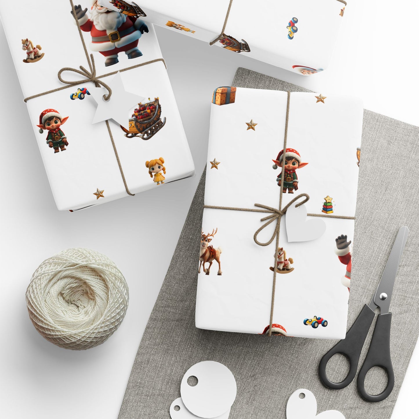 Santa & Friends Wrapping Paper