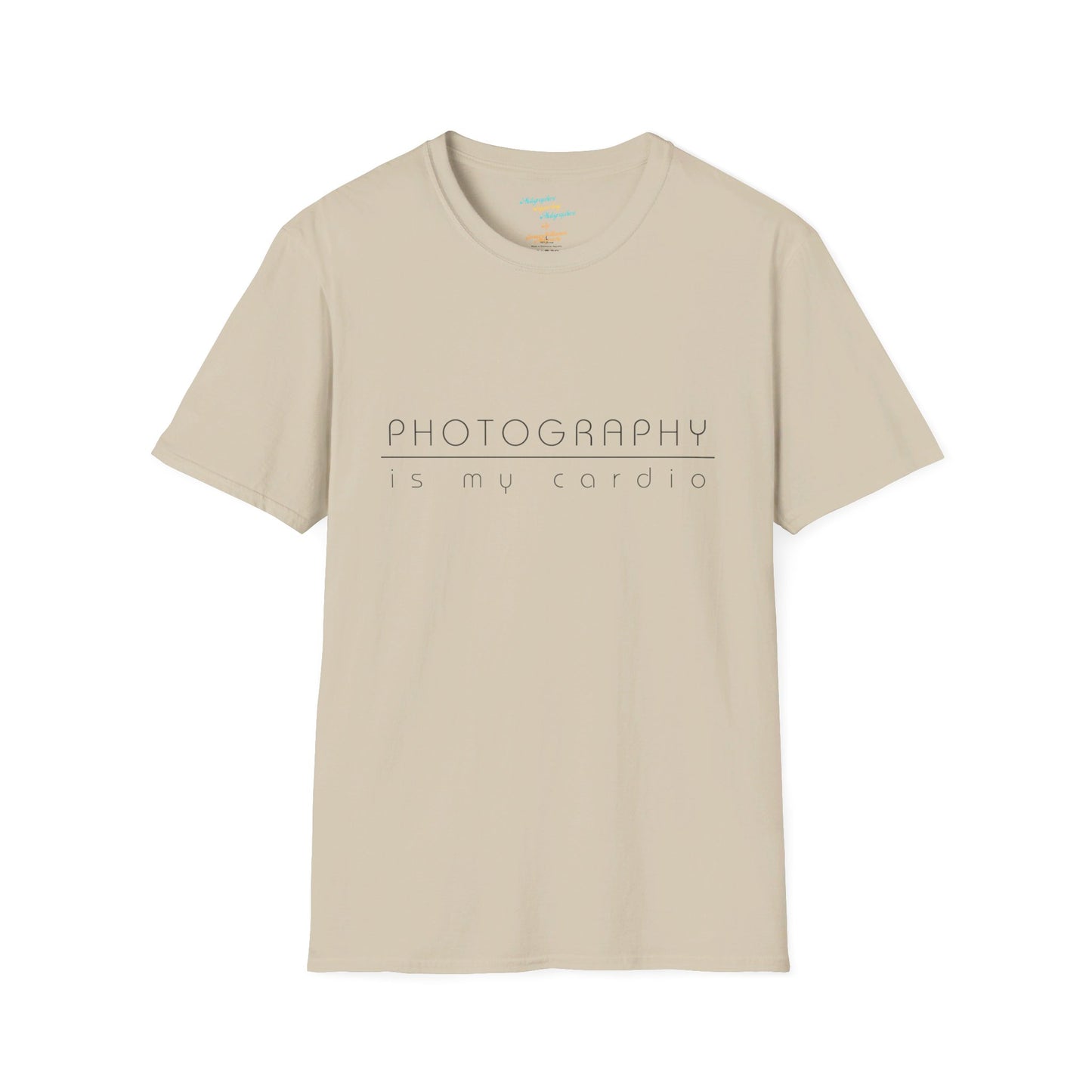 Photography is my cardio - Unisex Softstyle T-Shirt