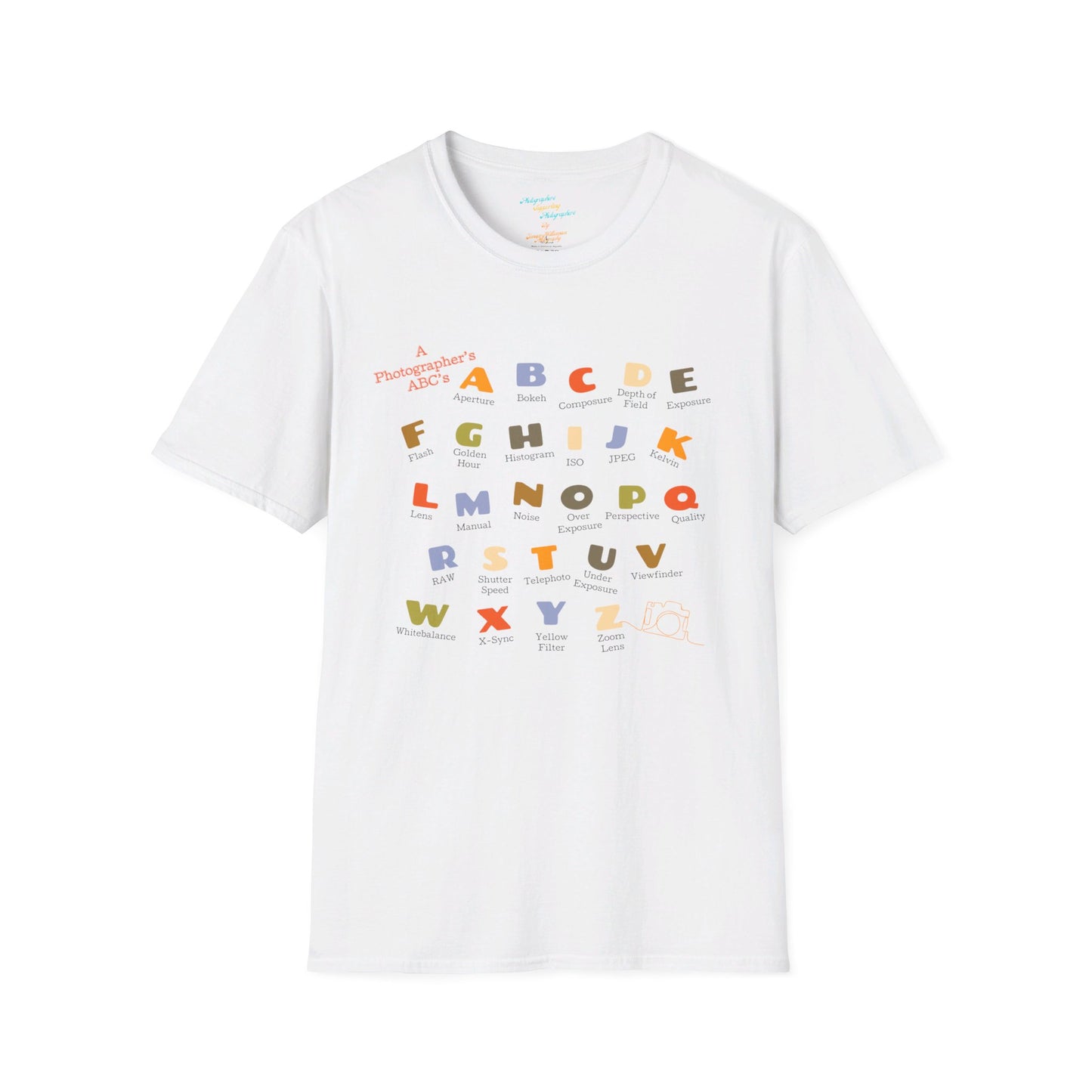 A Photographer's ABC's - Unisex Softstyle T-Shirt