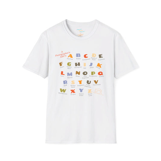 A Photographer's ABC's - Unisex Softstyle T-Shirt