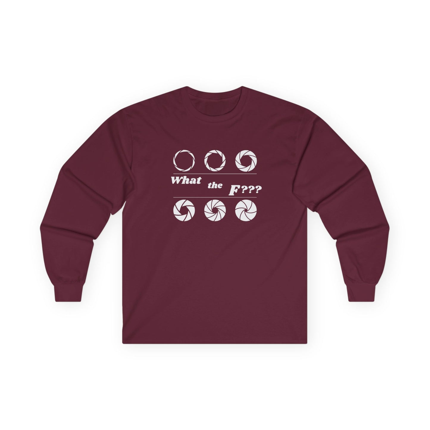 Unisex Ultra Cotton Long Sleeve Tee - 'What the F???' Photography Shirt