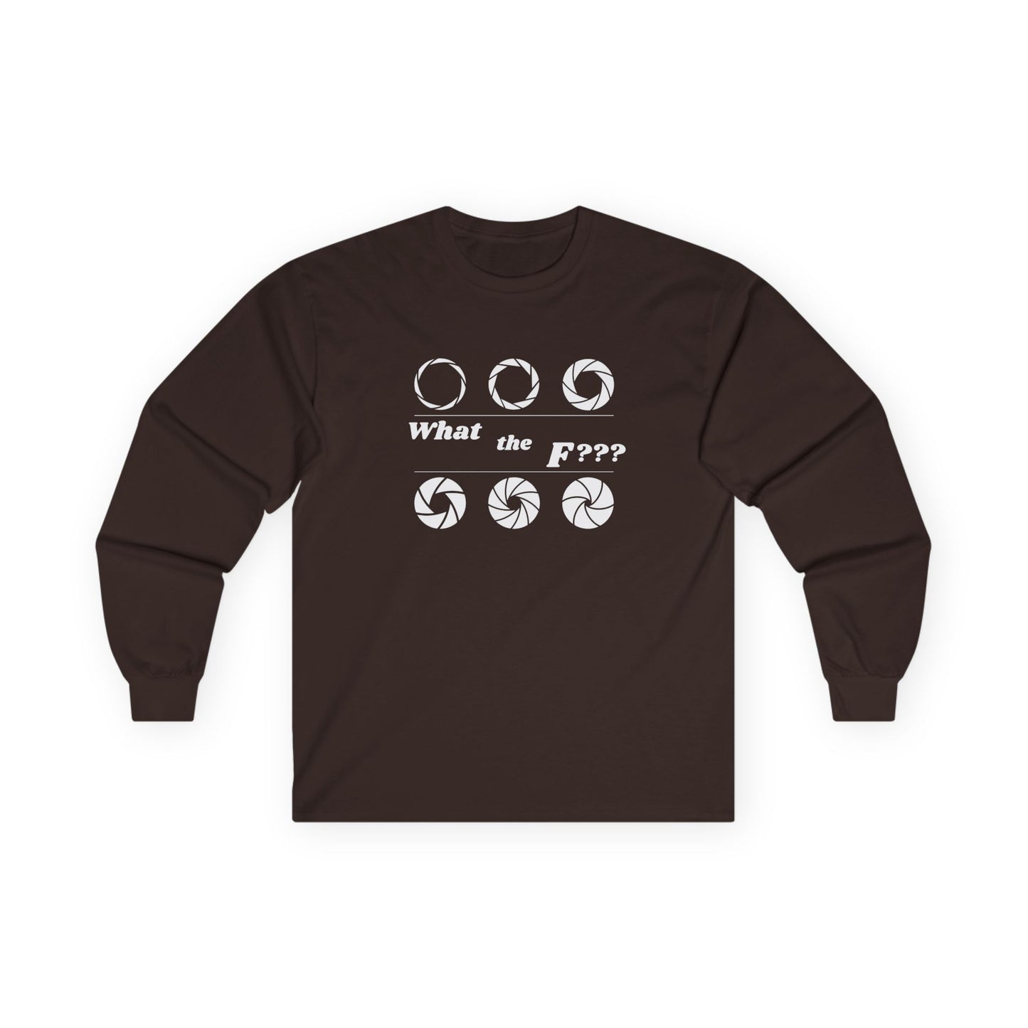 Unisex Ultra Cotton Long Sleeve Tee - 'What the F???' Photography Shirt