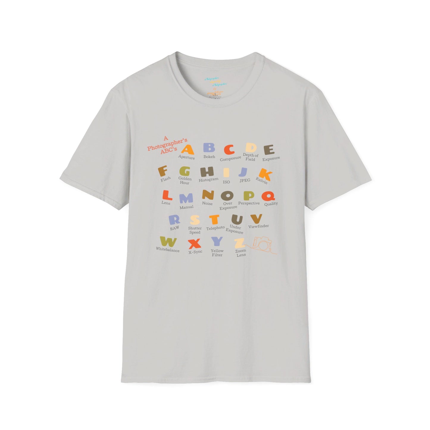 A Photographer's ABC's - Unisex Softstyle T-Shirt