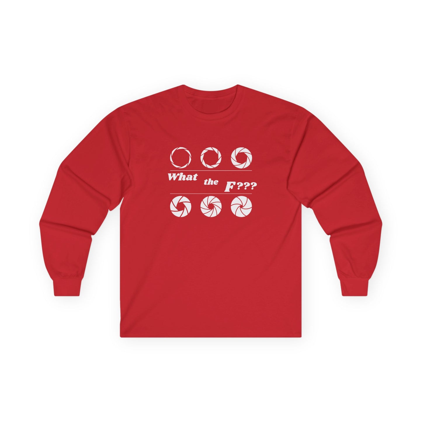 Unisex Ultra Cotton Long Sleeve Tee - 'What the F???' Photography Shirt