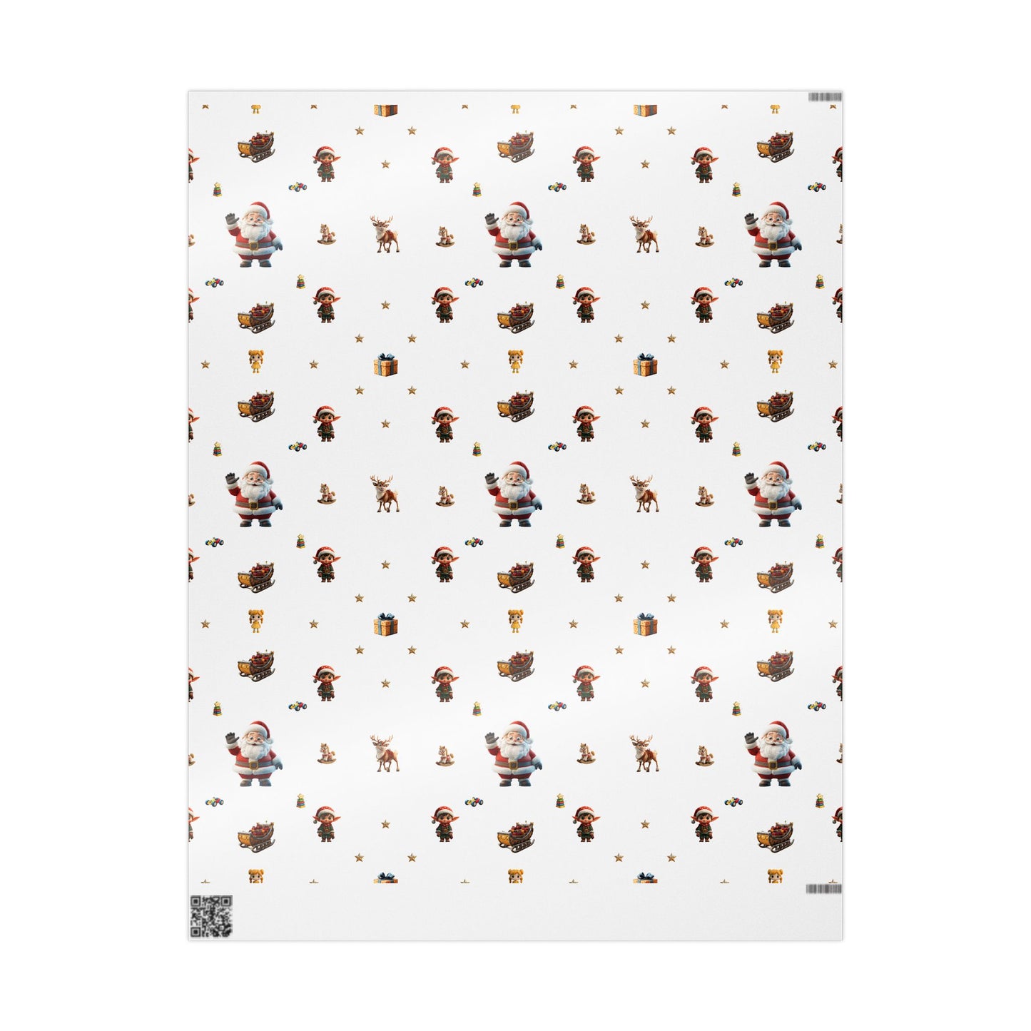 Santa & Friends Wrapping Paper