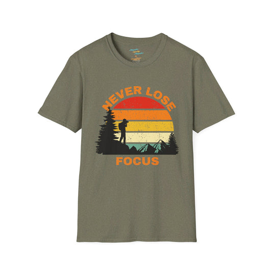 M - Never Lose Focus - Unisex Softstyle T-Shirt