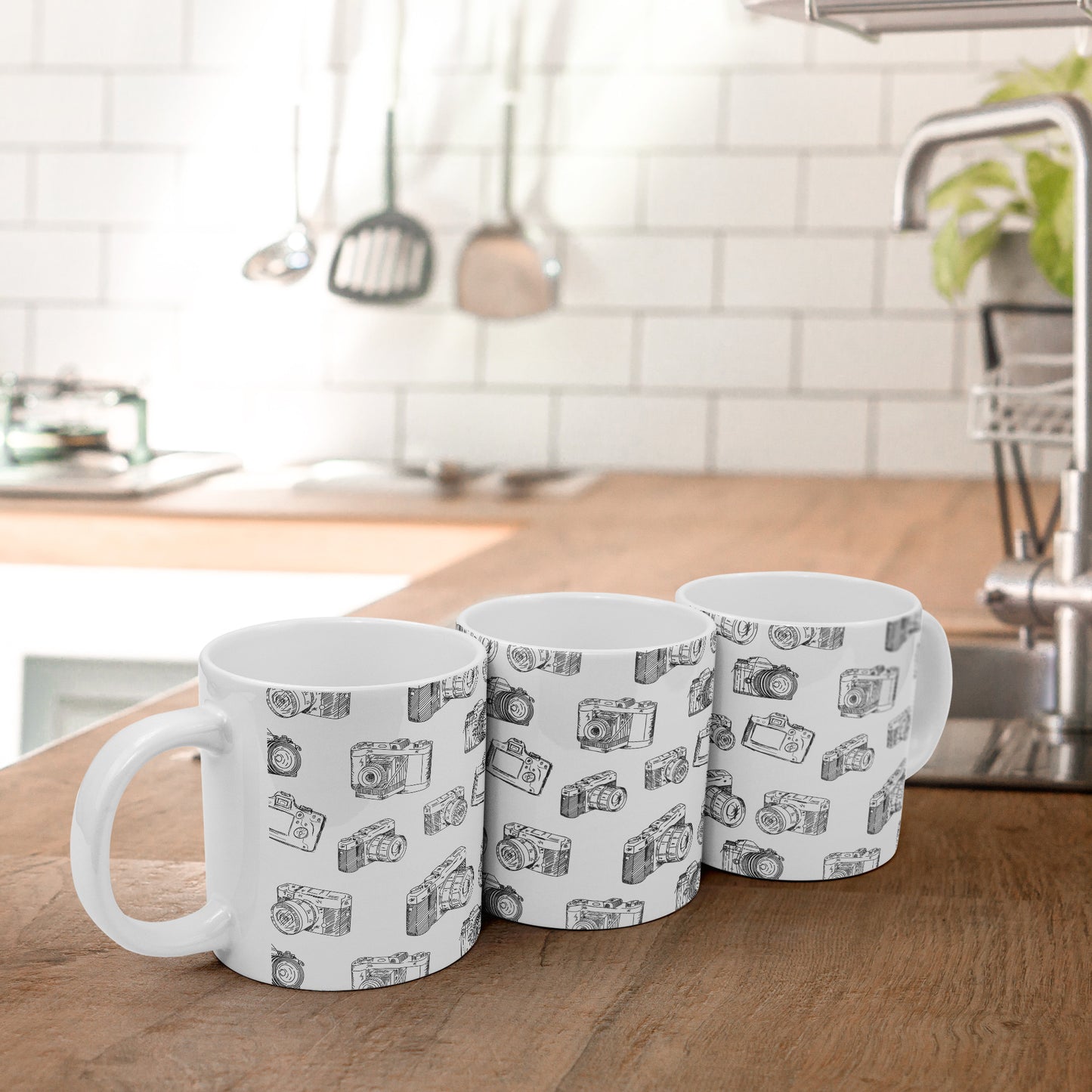 Sketched Camera 20oz Mug