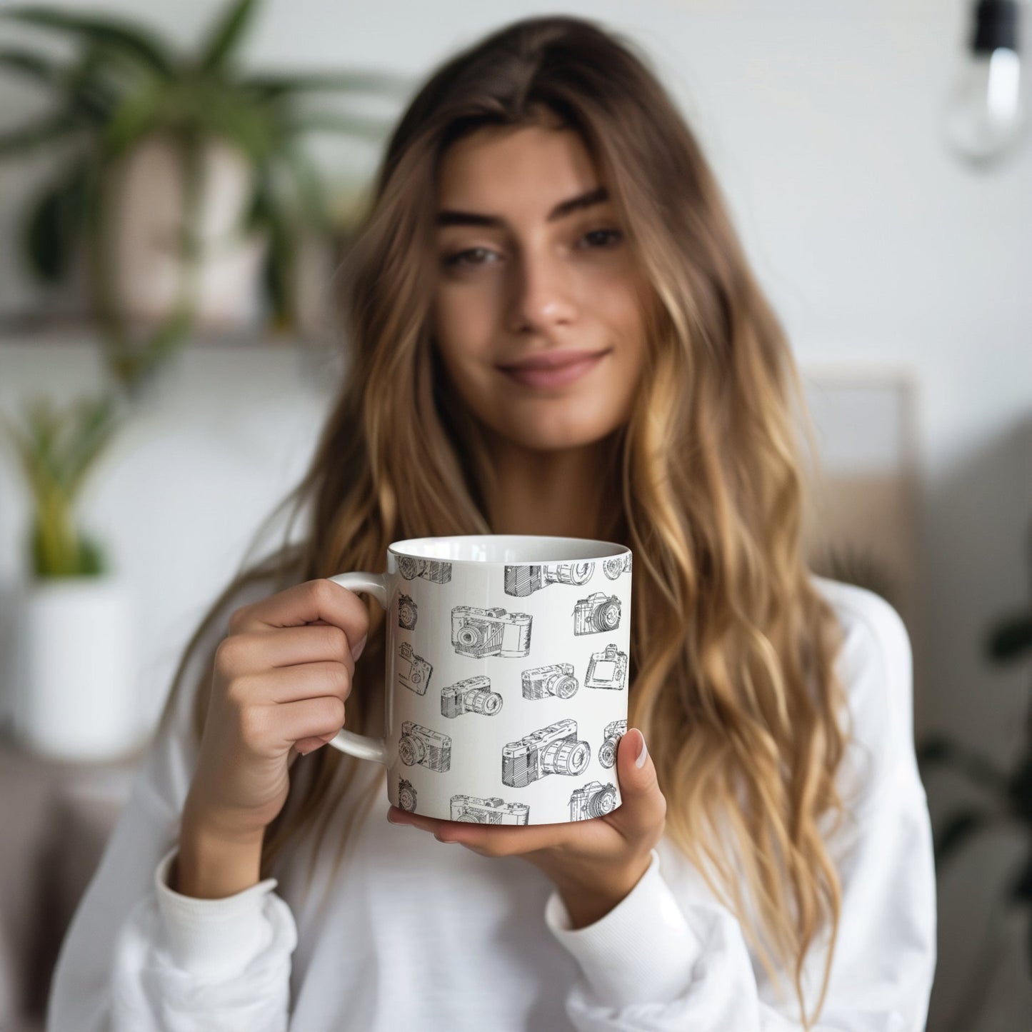 Sketched Camera 20oz Mug